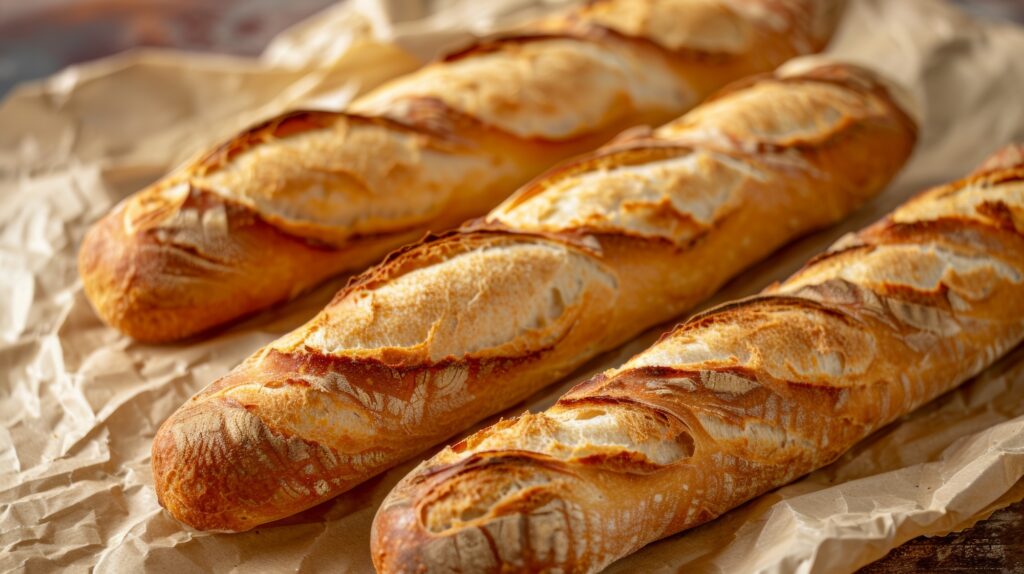 baguettes de pain camping