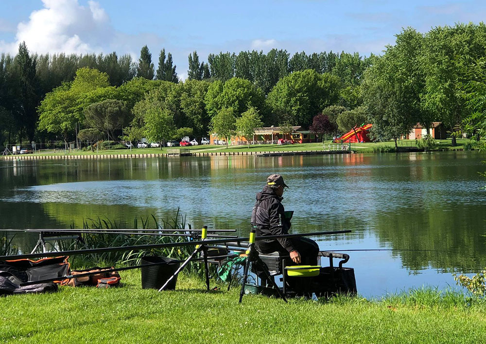 camping with fishing activities