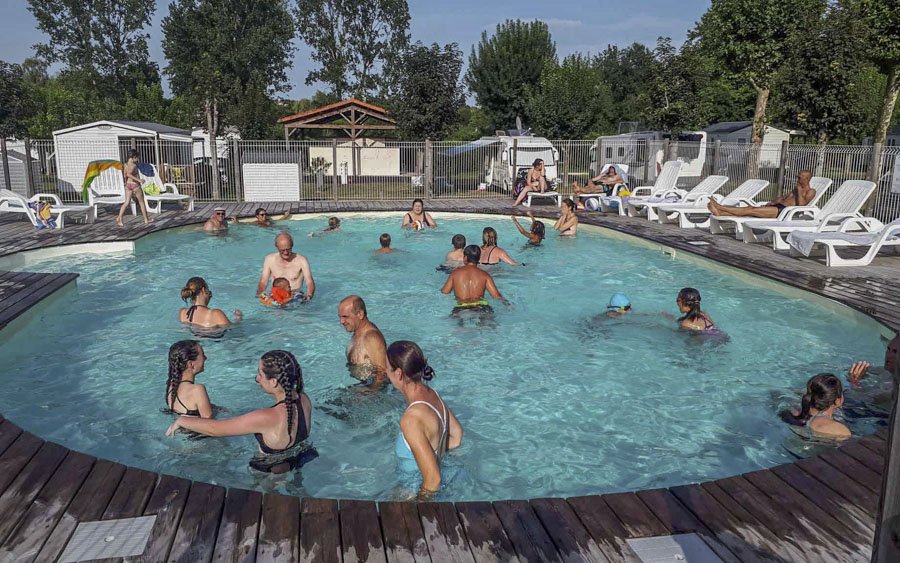 campsite with swimming pool charente maritime
