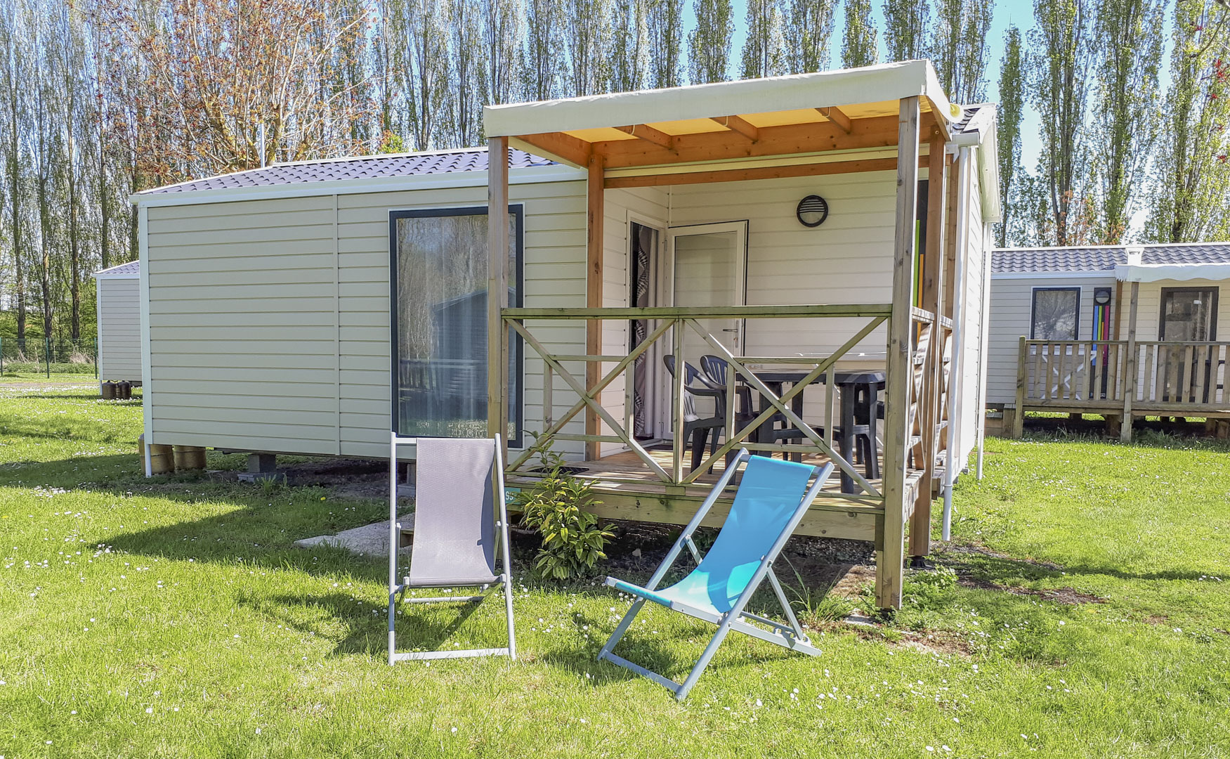 camping locations mobil home 2pers saintes
