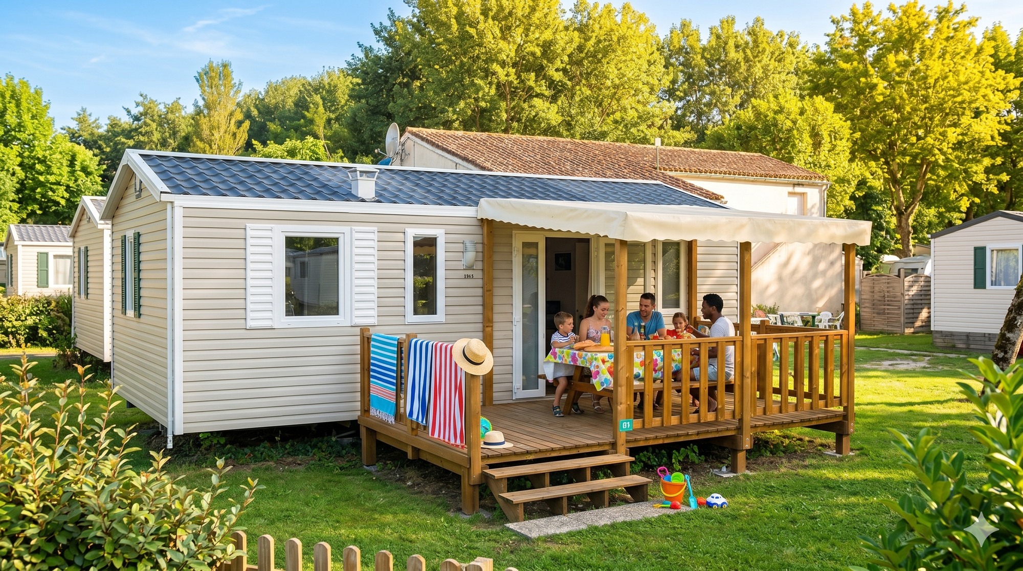 location mobil home camping pas cher charente maritime