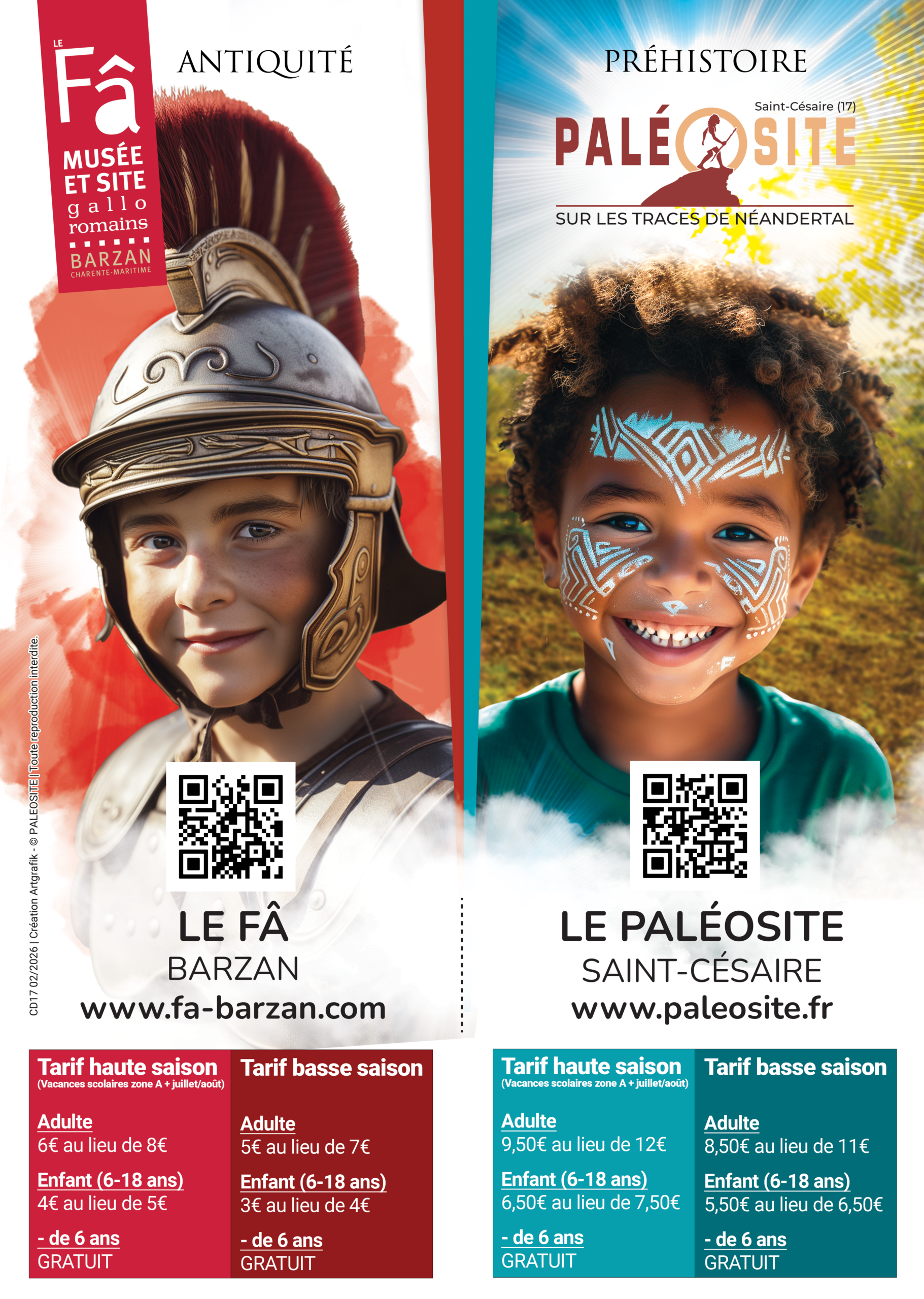 Partenariat Musée et site gallo romains et Paléosite